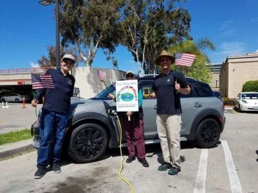 Charlie Johnson and Green Energy EPC at 2019 Drive Electric Earth Day Carlsbad.