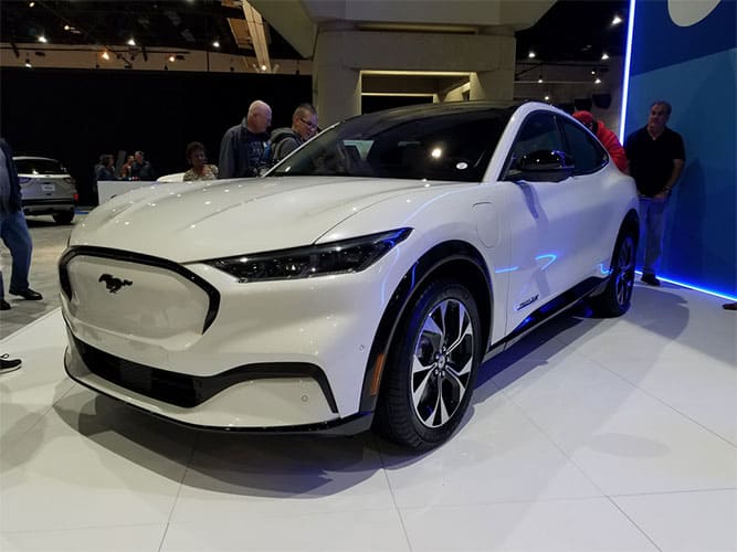 2021 Ford Mustang Mach-E Electric Vehicle; 342 kW (459 horsepower); 300 mi range