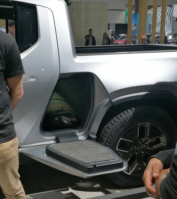 Rivian R1T electric truck on 2018 LA Auto Show