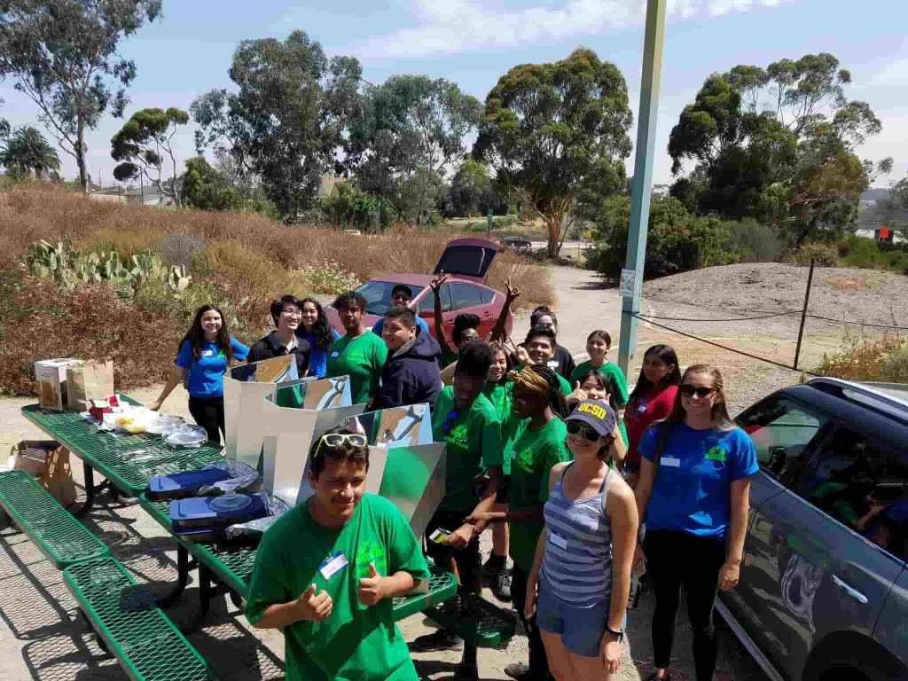 Groundwork San Diego EarthLab Green Team cooking solar chili