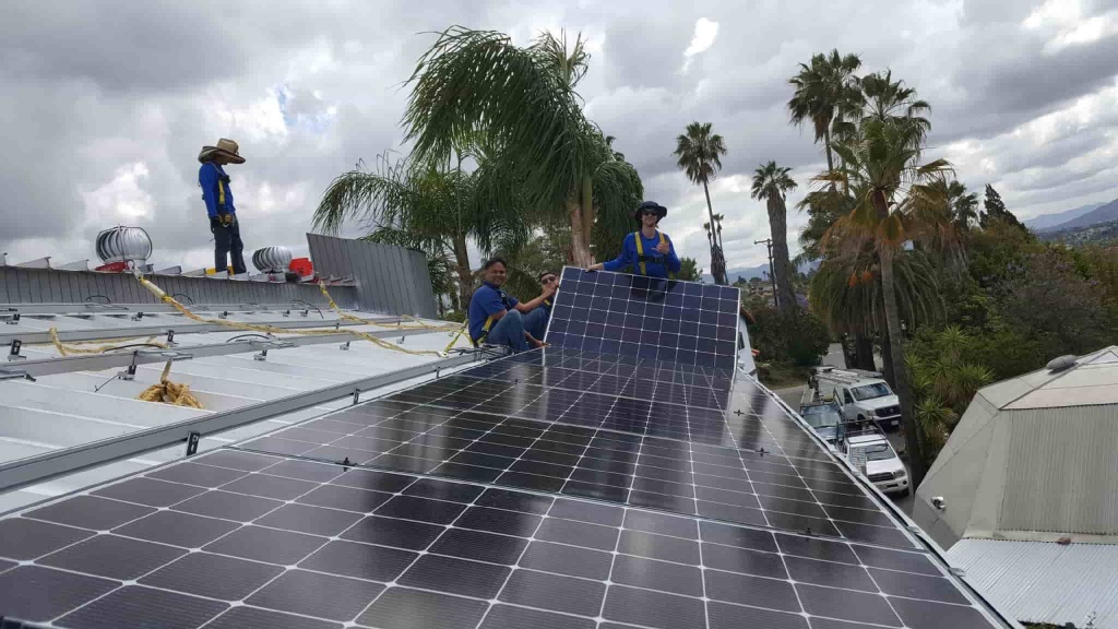 Makello position solar panels to maximize energy production.