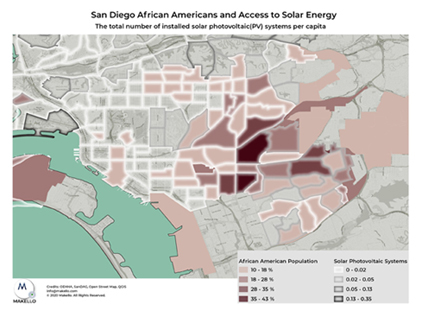 African American communities have low access to solar energy