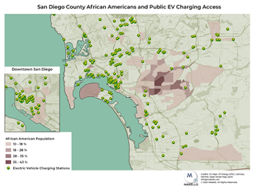 Few public EV chargers are in African American communities