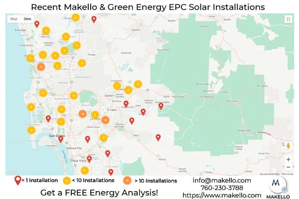 Makello and Green Energy EPC have over 700 solar installs