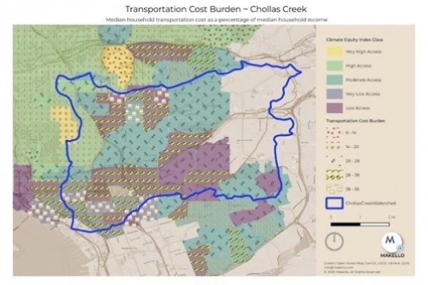 Chollas Creek Watershed Transportation Cost Burden