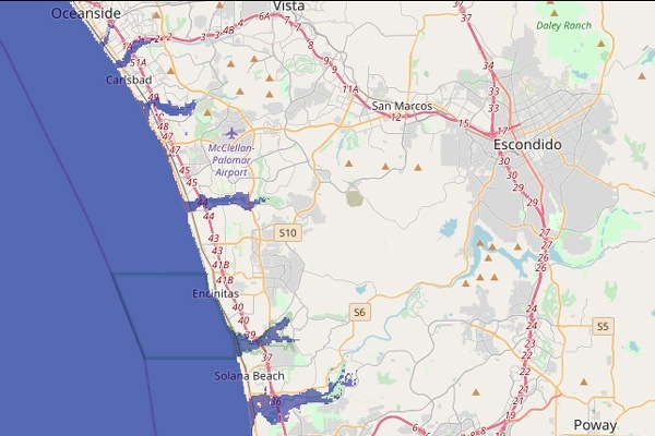 Sea level rise will greatly affect North County San Diego