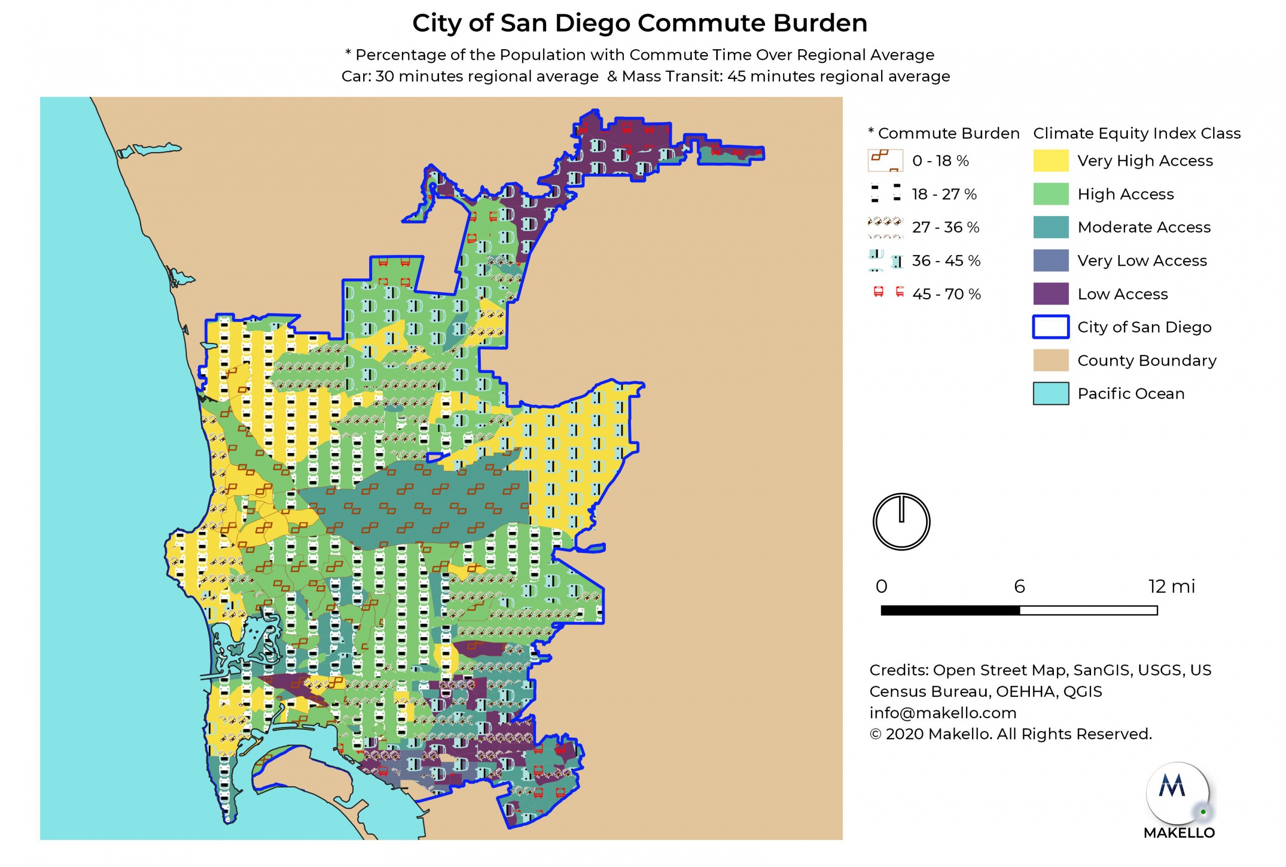 Carmel Valley Map, San Diego, CA – Otto Maps