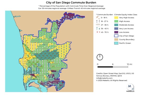 The City of San Diego Commute Burden