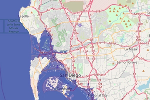 Sea level rise will greatly affect San Diego