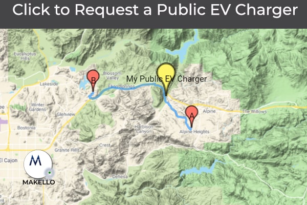 Request a Public Electric Vehicle Charger. CalEVIP program