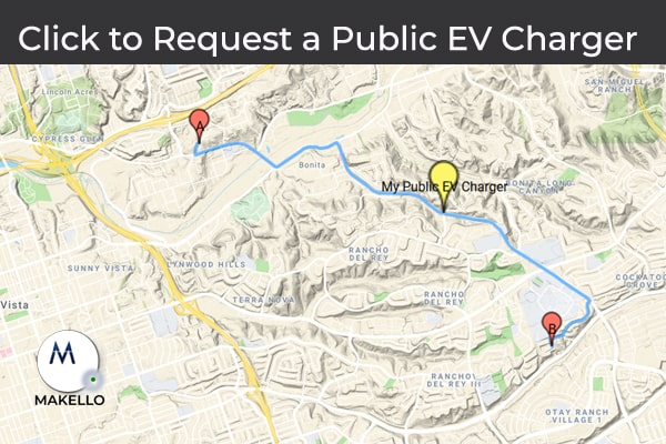 Request a Public Electric Vehicle Charger. CalEVIP program