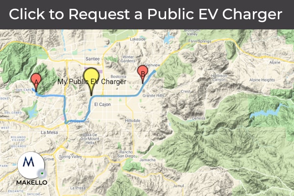 Request a Public Electric Vehicle Charger. CalEVIP program