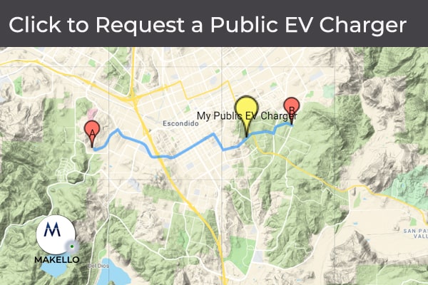 Request a Public Electric Vehicle Charger. CalEVIP program