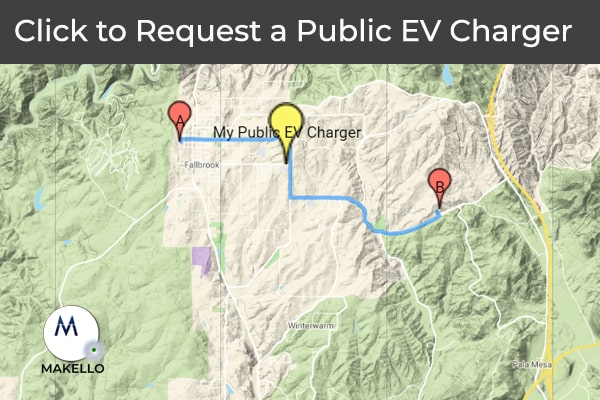 Request a Public Electric Vehicle Charger. CalEVIP program