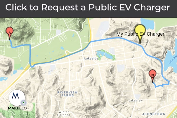 Request a Public Electric Vehicle Charger. CalEVIP program