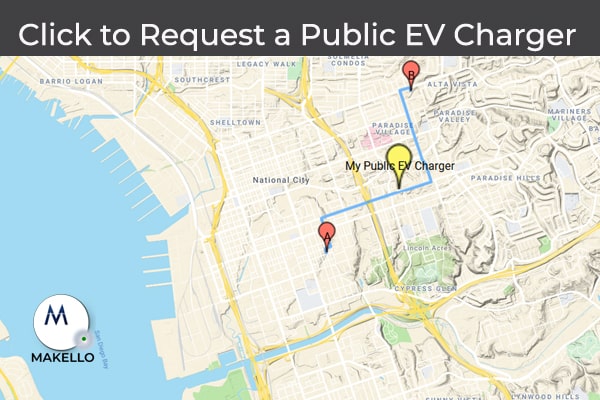 Request a Public Electric Vehicle Charger. CalEVIP program