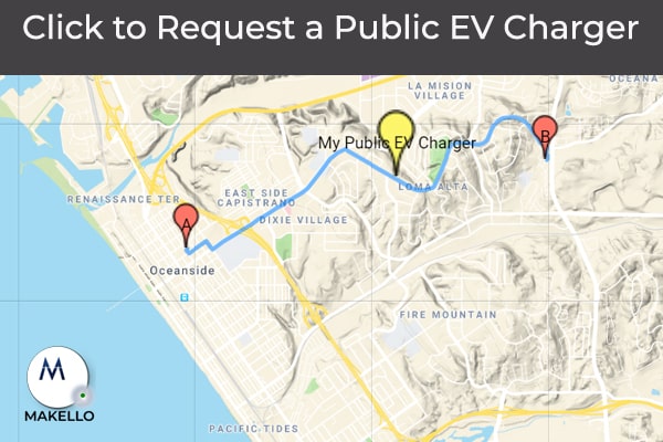 Request a Public Electric Vehicle Charger. CalEVIP program