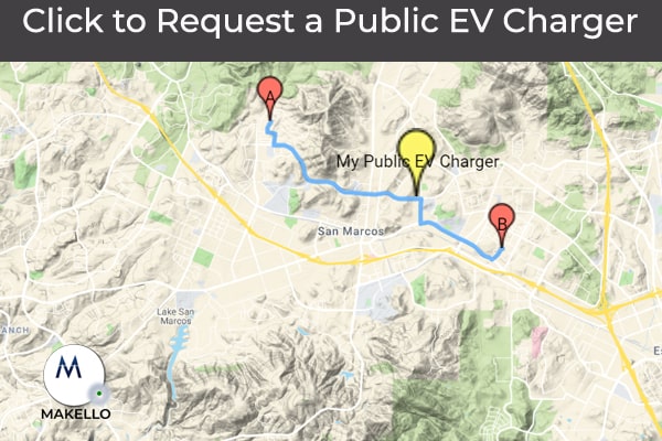 Request a Public Electric Vehicle Charger. CalEVIP program