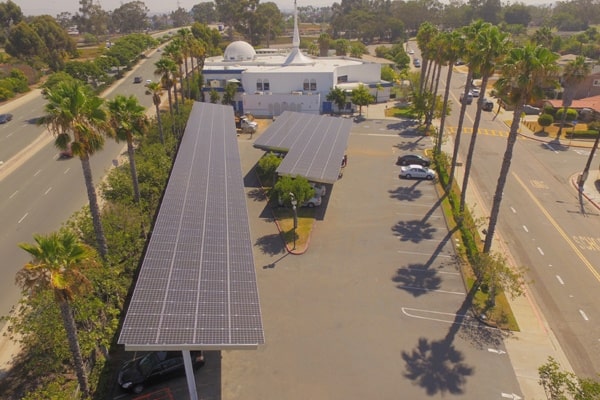 Makello and Green Energy EPC carport solar installation